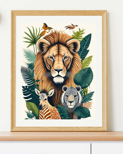 Animals In the Jungle - Design 04