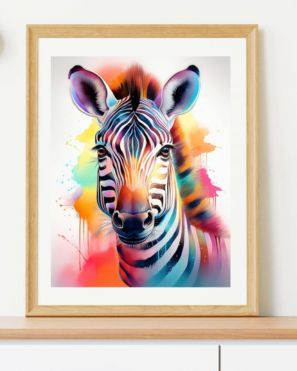 Animal Poster Zebra - Design 05