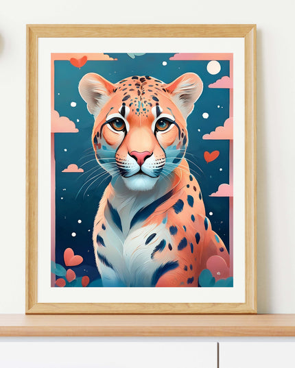 Animal Poster Leopard - Design 11