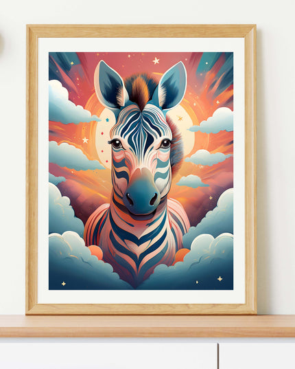 Animal Poster Zebra - Design 13