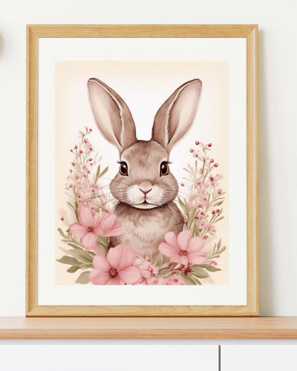 Animal Poster Bunny - Design 14